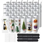 VEVOR 50er-Pack gerade Sublimationsbecher, 591,5 ml Blanko-Becher,