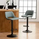 YOUNIKE Barhocker 2er Set, Barst&uuml;hle Bar Stool H&ouml;henverstellbar Drehstuhl,