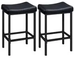 HOOBRO Barhocker 2er-Set, Barst&uuml;hle, K&uuml;chenst&uuml;hle, Gebogene PU-Sitzfl&auml;che,...