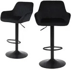 ralex-chair Barhocker 2er Set, H&ouml;henverstellbare Drehbare Barhocker aus...