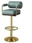 Vigosit Barhocker Set H&ouml;henverstellbar, Barstuhl mit Lehne & Armlehne, 360&deg;