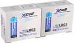 200x XCell AAA LR03 Micro Super Alkaline 1,5V Batterie