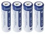 4x AA 1,5V 3300mWh typisch 2000mAh Lithium Ionen Akku wiederaufladbar 1.5V nur...