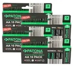 PATONA Premium 40x AA Batterien (4x10er) Pack 1,5V Alkaline
