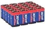 20x XCell Lithium 9V Block Batterie 1200mAh f&uuml;r Rauchmelder - passend f&uuml;r
