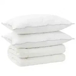 vidaXL Bettdecke und Kissen Set 3 pcs 220x240 cm Winter 450 GSM Wolle