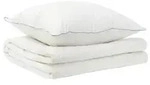 vidaXL Bettdecke und Kissen Set 2 pcs 150x200 cm Sommer 200 GSM Wolle