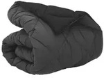 vidaXL Winterbettdecke Schwarz und Anthrazit 135 x 200 cm Mikrofaser