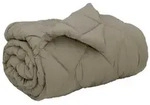 vidaXL Winterbettdecke Hellgrau 135 x 200 cm Mikrofaser
