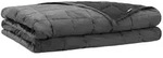vidaXL Gewichtsdecke Anthrazit 200 x 230 cm 9 kg 100% Baumwolle 205T