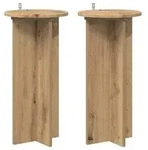 vidaXL Pflanzenst&auml;nder 2 pcs Artisan-Eiche 29,5 x 29,5 x 60 cm