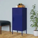 vidaXL Lagerschrank Marineblau 42,5x35x101,5 cm Stahl