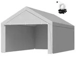 VEVOR Carport-Ersatzdach, 6,09 x 3,96m, tragbare Garagenzeltplane mit...