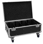 ROADINGER Flightcase 4x LED PMB-4 COB QCL mit Rollen