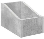 vidaXL LP Plattenbox Betongrau 18 x 32 x 18 cm Holzwerkstoff