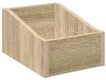 vidaXL LP Plattenbox Sonoma-Eiche 23 x 33 x 16 cm Holzwerkstoff