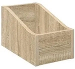 vidaXL LP Plattenbox Sonoma-Eiche 18 x 32 x 18 cm Holzwerkstoff