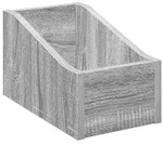 vidaXL LP Plattenbox Sonoma-Grau 18 x 32 x 18 cm Holzwerkstoff