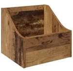 vidaXL LP Plattenbox Altholz 37 x 33 x 32 cm Holzwerkstoff