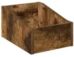 vidaXL LP Plattenbox R&auml;uchereiche 23 x 33 x 16 cm Holzwerkstoff