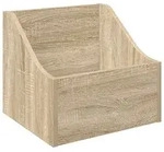 vidaXL LP Plattenbox Sonoma-Eiche 37 x 33 x 32 cm Holzwerkstoff