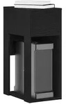 vidaXL Computerschrank mit Schublade Schwarz 30x44x74 cm