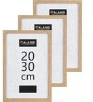 Bilderrahmen 20x30 Holz 3er Set Foto Poster Natur 20x30