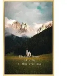 Bilderrahmen 61x91,5cm Aluminium Gold Fotos Puzzles 61x91.5cm Gold