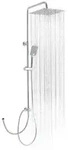 OFFO Regendusche ohne Armatur Chrom, 30x30cm eckig Edelstahl Duschset,