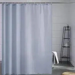 Duschvorhang 200x240cm &Uuml;berl&auml;nge H240 x B200 cm (1er Pack) Grau Blau