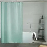 Duschvorhang 120x180 Polyester H180 x B120 cm (1er Pack) Minzgr&uuml;n