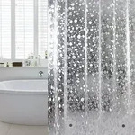 Duschvorhang Wasserdicht A-transparent H200 x B180 cm (1er Pack)