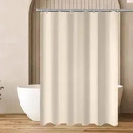 Duschvorhang 90x90 cm Beige, Antischimmel