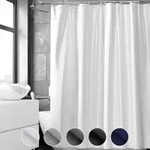 Duschvorhang 180x220 Antischimmel H220 x B180 cm 1er Pack Wei&szlig;