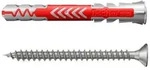 fischer DuoPower 6 x 50 S Schraube A2 nicht rostender Stahl