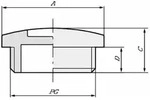 LAPP 54001680 SKINDICHT BL PG 48 +0-RING Verschlussschraube mit O-Ring PG48 Messing
