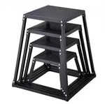 VEVOR 4-teilige Plyometrische Sprungboxen, 305/458/609/762 mm Plyometric Box Schwarz,