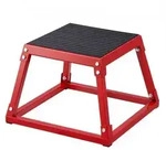 VEVOR Plyometrische Sprungbox, 305 mm Plyo-Box, Plyometrische Plattform Plyobox Rot,