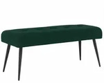 vidaXL Bank mit Knopfheftung Dunkelgr&uuml;n 110 x 40 x 46 cm Samt