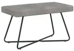 vidaXL Bank Uni Hellgrau 80 x 40 x 45 cm Samt