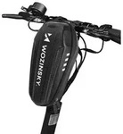 Wozinsky wasserdichte Scooter Lenkertasche 2l Lenkertasche schwarz (WSB3BK)