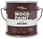 vidaXL Holzfarbe Braun 2,5 L Wanddruck