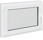 vidaXL Kellerfenster RISOR 90 x 70 cm PVC und Glas Anthrazit