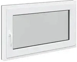 vidaXL Kellerfenster RISOR 100 x 60 cm PVC und Glas Anthrazit