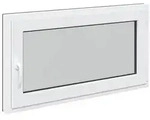 vidaXL Kellerfenster RISOR 110 x 60 cm PVC und Glas Anthrazit