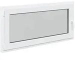 Kellerfenster RISOR Wei&szlig; 120 x 60 cm PVC und Glas