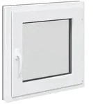 Kellerfenster RISOR Anthrazit 60 x 60 cm PVC und Glas