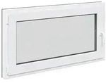 vidaXL Kellerfenster RISOR 110 x 70 cm PVC und Glas Anthrazit