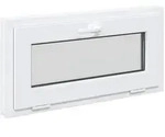 vidaXL Kippfenster f&uuml;r den Keller RISOR 85 x 45 cm PVC und Glas