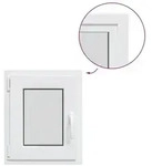 vidaXL Kellerfenster RISOR 50 x 60 cm PVC und Glas